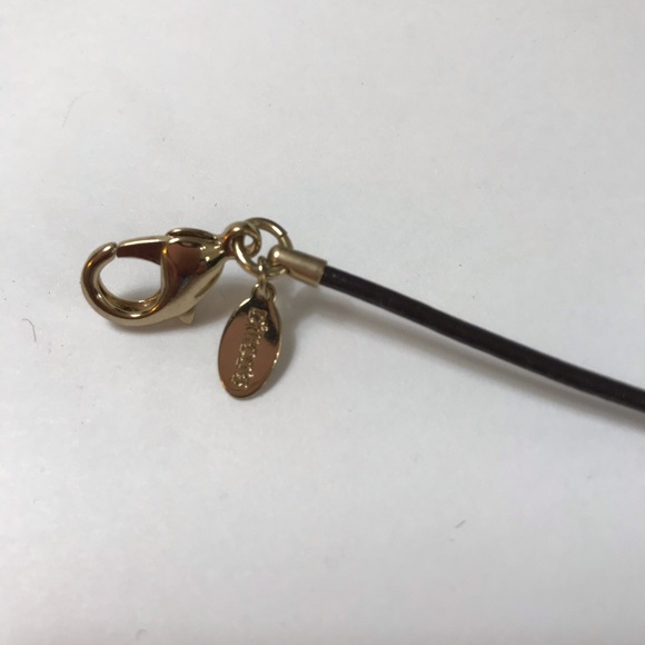 Chico’s Brown Leather and Gold Accent Necklace - Picture 8 of 8